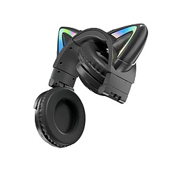 Yonis Casque Audio Sans Fil Oreilles De Chat RGB