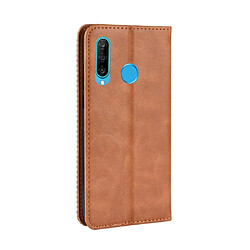 Acheter Wewoo Housse Coque Boucle magnétique rétro Crazy Horse Texture en cuir à rabat horizontal pour Huawei Maimang 8avec support et fentes cartes et cadre photo marron