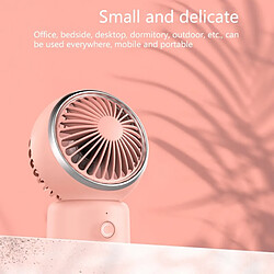 Super Mini Ventilateur de Bureau Rechargeable 3 Vitesses de Vent Ventilateurs USB Portables Ultra-silencieux Cycle Cyclone à Flux d'Air 3D pour le Bureau à Domicile