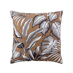 Douceur D'Interieur Coussin PUNTA - Polyester imprimé - 45 x 45 cm - Camel