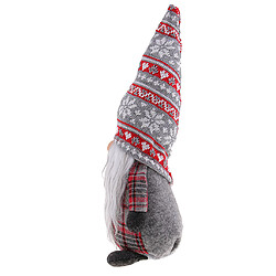 Santa Gnome Peluche D'anniversaire Présente Maison De Vacances Décor De Table Red Cap