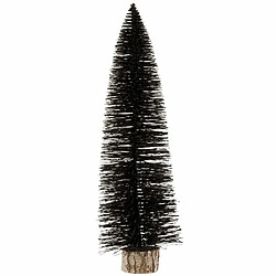 Paris Prix Sapin de Noël à Poser Paillettes 61cm Noir