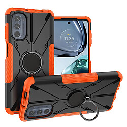 Coque en TPU anti-chute avec béquille pour votre Motorola Moto G62 5G - orange