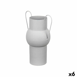 Gift Decor Vase Gris Acier 22 x 32 x 14 cm (6 Unités)