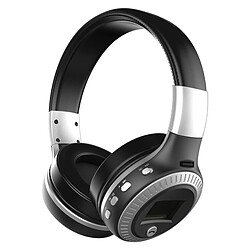 Wewoo Pour iPhone, Galaxy, Huawei, Xiaomi, argent LG, HTC et autres smartphone Pliant Bandeau Bluetooth Stéréo Musique Casque avec Affichage,