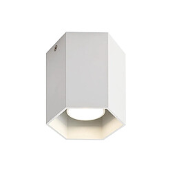 NETTLIFE Spots en saillie plafonnier blanc : moderne GU10 en aluminium lampe de couloir pour salle à manger sans ampoule