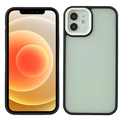 Coque en TPU + acrylique noir pour votre Apple iPhone 12/12 Pro 6.1 pouces