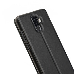 Wewoo Coque noir pour le printemps avec support Leagoo M9 MPH1992 Housse en cuir à rabat