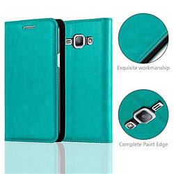 Avis Cadorabo Coque Samsung Galaxy J1 2015 Etui en Turquoise