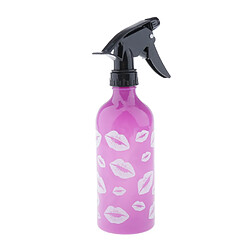 Acheter 450ml en plastique de pulvérisation de cheveux de salon de coiffure bouteille pulvérisateur d'eau de coiffure rose rouge