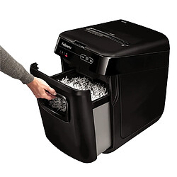 Avis Fellowes AutoMax 200C Destructeur automatique de papier à particules - Alimentation automatique 200 feuilles - Fente manuelle 10 feuilles - 32L