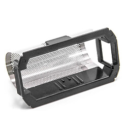 vhbw Grille de rasoir de rechange compatible avec Braun Universal Linear 245 - 278 rasoir électrique - Avec cadre, noir / argent