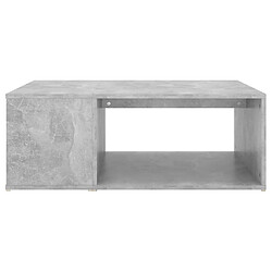 Avis Maison Chic Table basse,Table Console Table d'appoint, Table pour salon Gris béton 90x67x33 cm Aggloméré -MN81551