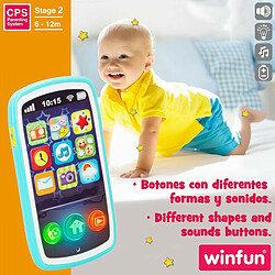 Téléphone-jouet Winfun 7,5 x 14 x 2 cm (6 Unités) pas cher