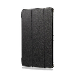 Wewoo Housse Étui Coque Etui en cuir PU magnétique avec rabat horizontal Silk Texture pour iPad Pro 11 pouces 2018avec support rabattable et fonction veille / réveil noir