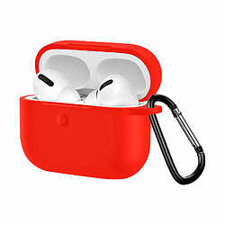 Etui Housse Coque de Protection en Silicone Rouge pour boitier airpod - Visiodirect-