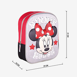 Cartable Minnie Mouse Rouge (25 x 31 x 10 cm) pas cher