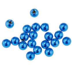 Acheter 20 pièces en acier inoxydable 4mm piercing bijoux boules fit 14g barre bleue