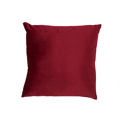 Dansmamaison Coussin Carre Velours Rouge