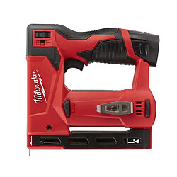 Agrafeuse MILWAUKEE M12 2,0Ah livrée avec deux batteries et chargeur en HD Box M12 BST-202X-4933459635