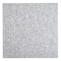 Mendler Jeu de 4 panneaux muraux acoustiques HWC-L52, panneaux muraux acoustiques, insonorisant 1qm surface 50x50cm ~ gris clair pas cher