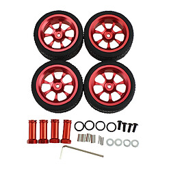 4 Pièces 1:12 Remplacement Des Pneus de Coffre de Voiture RC pour 1:12 Wltoys 124018 124019