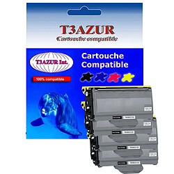 4 Toners Laser compatibles pour Brother MFC7440, MFC7440N, TN2120 - 2 600 pages - T3AZUR