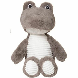 Peluche Enfant Déco Croco 30cm Gris