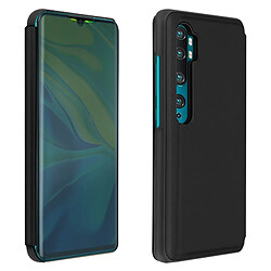 Avizar Housse Xiaomi Mi Note 10/Note 10 Pro Clapet Effet Miroir Support Vidéo