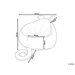 Avis Beliani Lit pour animal HASSA Velours Orange