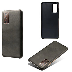 Coque en TPU + PU noir pour votre Samsung Galaxy S20 FE/S20 FE 5G