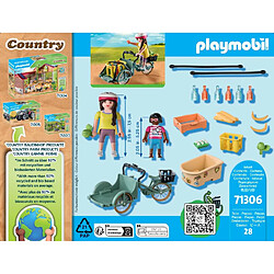 Playmobil® 71306 Cycliste avec vélo et remorque avant