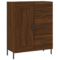 Maison Chic Buffet,Meuble de Rangement,commode pour salon,Cuisine chêne marron 69,5x34x90 cm bois d'ingénierie -MN88710