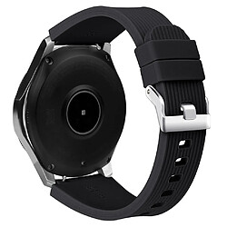 INF Bracelet de montre en silicone pour Samsung Galaxy Watch 46 mm, noir S