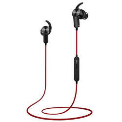 Wewoo Oreillette Bluetooth Écouteurs magnétiques de réduction du bruit sans fil sport anti-transpiration, pour iPhone, Samsung, Huawei, Xiaomi, HTC & autres smartphones rouge