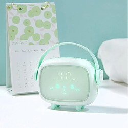 Réveil Pour Enfants Veilleuse Pour Chambre à Coucher Enfants Sleep Trainer Vert