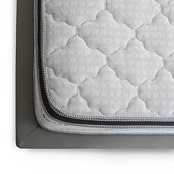 Autrement Matelas Talamo Italia Single King, Made in Italy, Matelas amovible en mousse à mémoire de forme + gel et ressorts ensachés, anti-acarien et hypoallergénique, cm 80x190 h27 pas cher