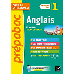 Anglais, LVA & LVB tronc commun 1re générale : nouveau bac - Occasion