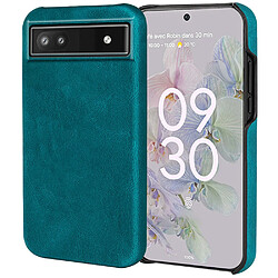 Coque en TPU + PU léger, cyan pour votre Google Pixel 6a