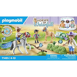 Playmobil® PLAYMOBIL 71495 Cavaliers poneys et saut d'obstacles pas cher