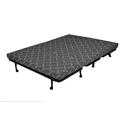 Acheter Vente-Unique Canapé convertible BZ 100% coton fermeture assistée, 160x200 cm noir CANYON III