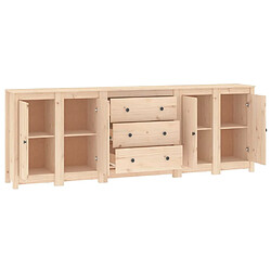 Acheter vidaXL Buffet 230x35x80 cm Bois massif de pin