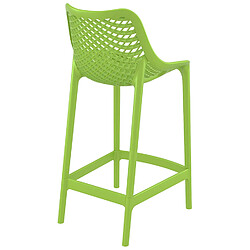 Acheter Alterego Tabouret snack mi-hauteur 'BROZER MINI' vert