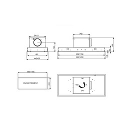 Acheter Hotte plafond 99cm 59db 606m3/h inox - 6209275 - ROBLIN