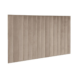 Acheter Panneaux muraux tête de lit - 220 cm - Velours - Beige - GONDA de Pascal Morabito