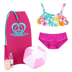 TEAMSON KIDS Sophia's 18" Doll Bubble Bikini