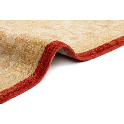 Avis Vidal Tapis de couloir en laine 409x123 beige Kaizar