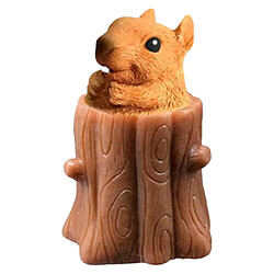 Squeeze Squirrel Cup Jouets Relaxation Trick Toy Anti-anxiété Stress Relief