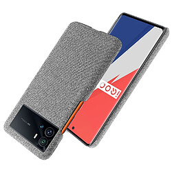 Coque en TPU + PU gris clair pour votre Vivo iQOO 9 Pro