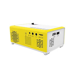 Avis Mini projecteur de poche pour cinéma maison pour iPhone et smartphone Android jaune TYY021